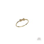 Bague japonaise délicate en argent pour femme
