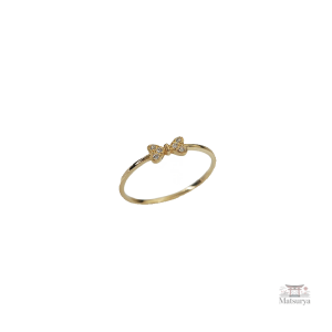 Bague japonaise délicate en argent pour femme