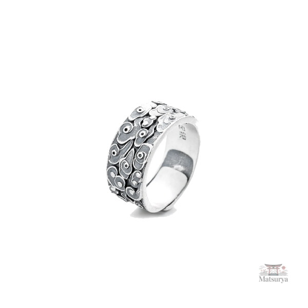 Accessoire masculin, bague japonaise unique