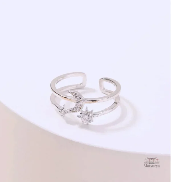 Accessoire de mode Bague Japonaise inspirée de la nuit