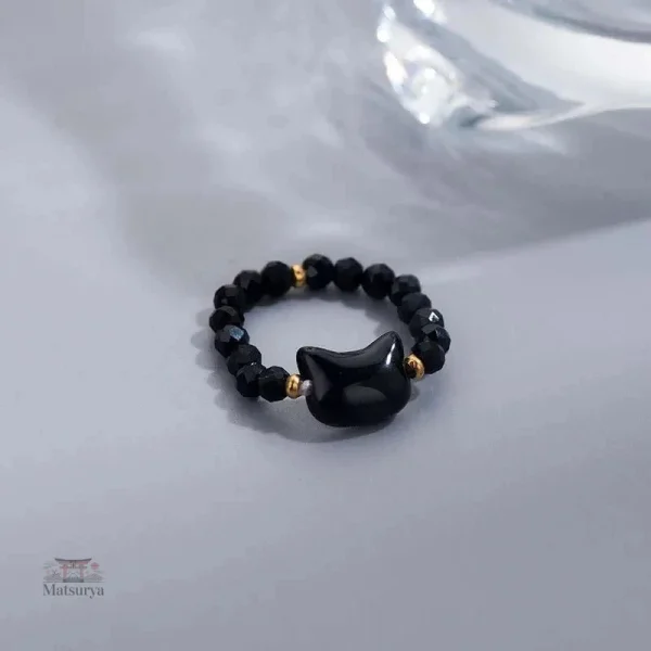 bague-japonaise-obsidienne-petit-chat-1 Bague Japonaise Obsidienne Petit chat