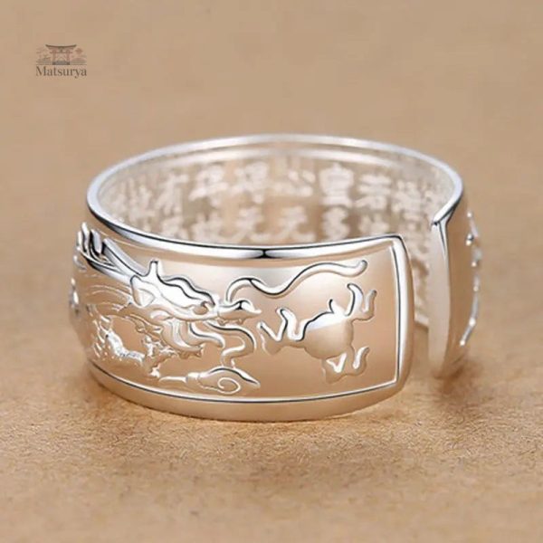 Bague japonaise délicate, style inspiré du Zen