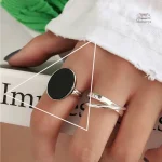 Bague en Argent Sterling, inspiration Japonaise et Punk