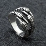 Bague rétro inspirée de l'art japonais traditionnel