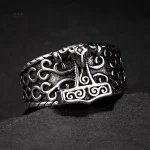 Bague artisanale japonaise au style rétro