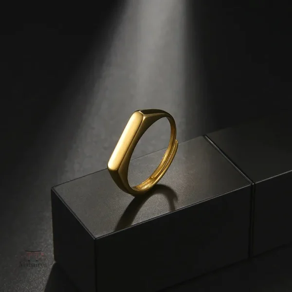 Bague Personnalisée avec Motifs Japonais