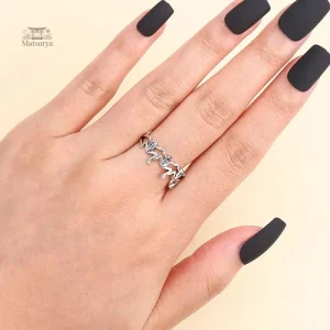 Alliage de grenouille, bague rétro japonaise