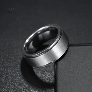 Bague unique inspirée de l'art japonais