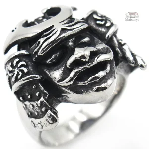 Bague japonaise ornée de motifs traditionnels