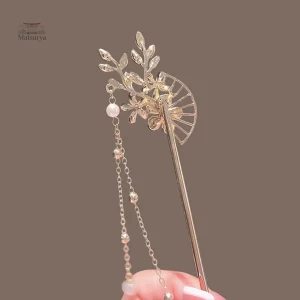 Accessoire cheveux japonais Fleur de pêche