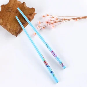 Baguette cheveux en bois naturel