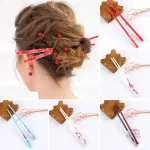 Accessoire hairpin en bois japonais
