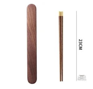 Baguette japonaise traditionnelle dans une boîte
