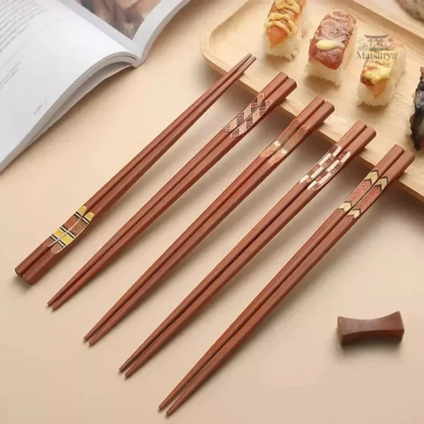 Baguette Japonaise en Bois Massif Bohème