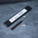 Design moderne de baguette japonaise en métal et bois