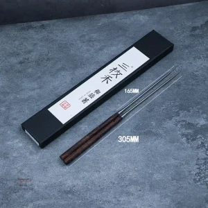 Design moderne de baguette japonaise en métal et bois