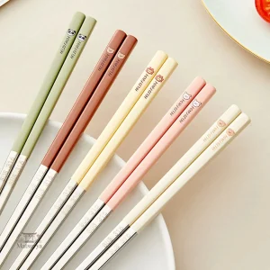 Baguette Japonaise en Inox avec étui