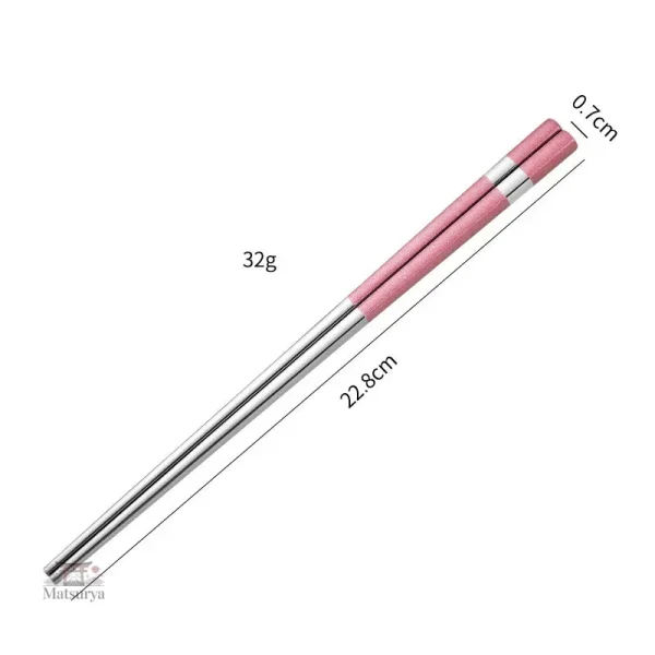Inox Coloré Baguette Japonaise élégante