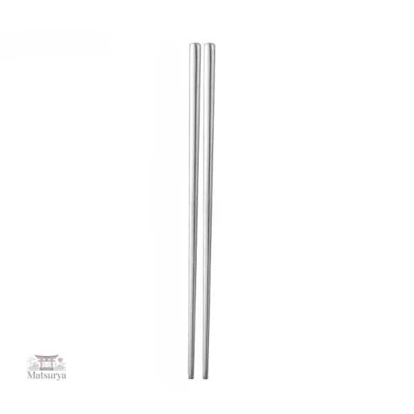 Accessoire culinaire : baguette japonaise en acier inoxydable