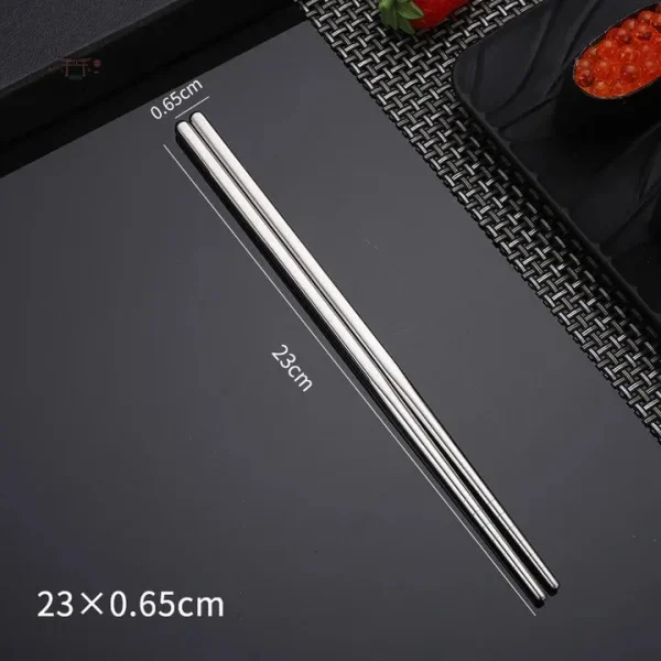 Baguette japonaise en acier pour cuisine asiatique