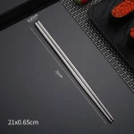 Baguettes japonaises inox, légères et résistantes