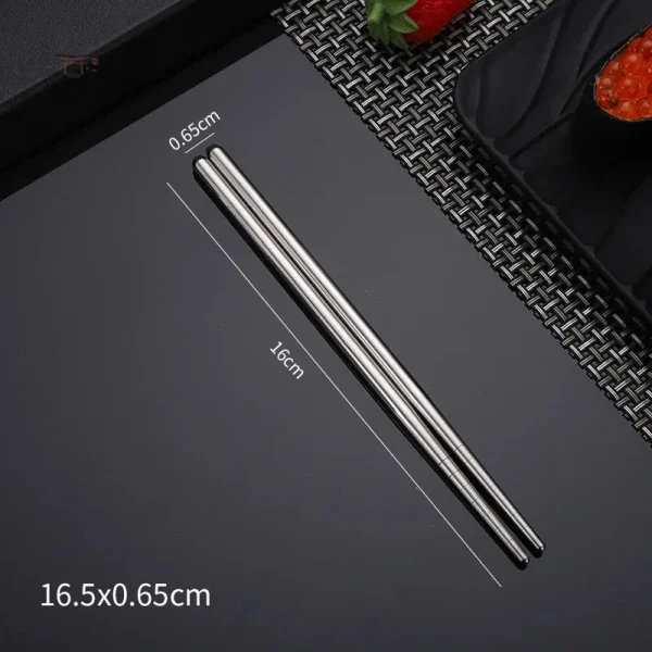 Baguette japonaise inox pour sushi et ramen