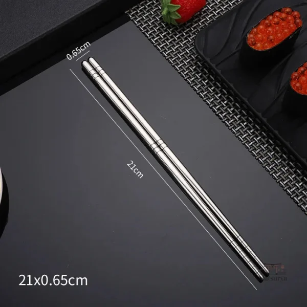 Baguette japonaise en acier inox, facile à utiliser