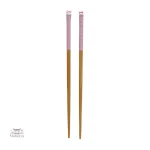 Design mignon de baguette rose avec un petit lapin