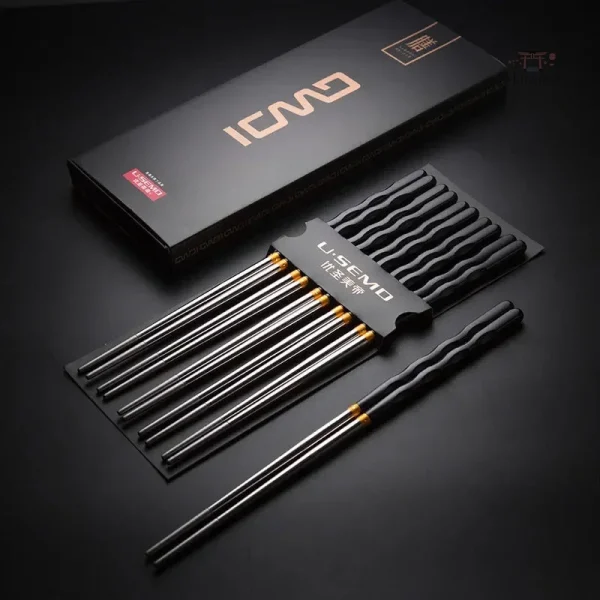 Baguette en Inox pour une expérience culinaire japonaise