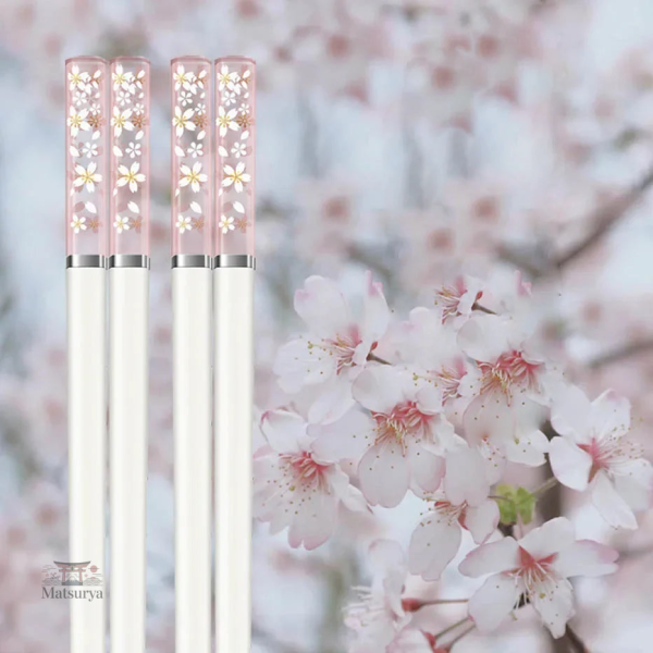 Baguette en bois avec design floral
