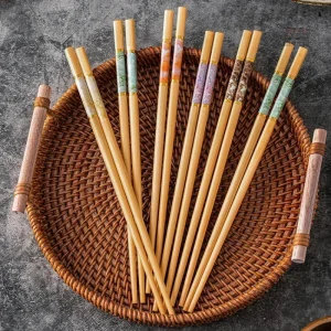Baguette Japonaise Stylée en bois traditionnel