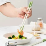 Baguettes Japonaises Antidérapantes Blanc et Vert