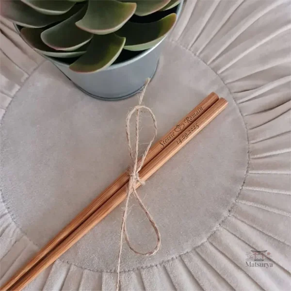 Baguettes en Bambou personnalisables pour une expérience culinaire unique