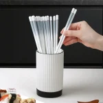 Baguettes en céramique avec design dégradé, vaisselle japonaise