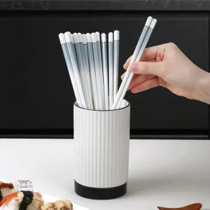 Baguettes en céramique avec design dégradé, vaisselle japonaise