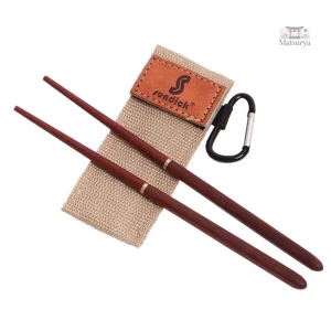 Baguettes japonaises en acajou pliables
