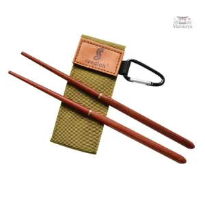 Baguettes pliables en bois d'acajou