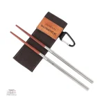 Baguettes japonaises en acajou design élégant