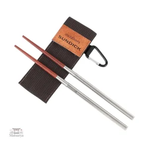 Baguettes japonaises en acajou design élégant