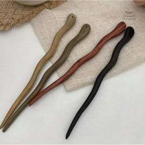 Épingle à cheveux japonaise en bois