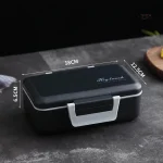 Boîte à lunch minimaliste pour une alimentation saine