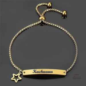 Bracelet étoile japonais ajustable, bijou unique personnalisé