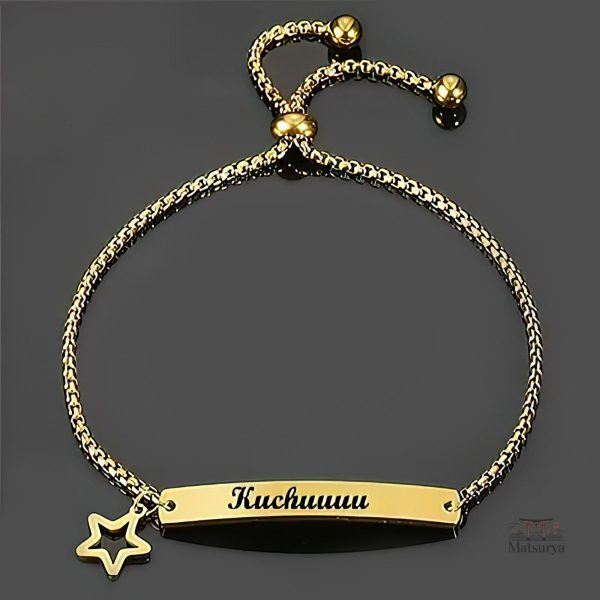Bracelet étoile japonais ajustable, bijou unique personnalisé