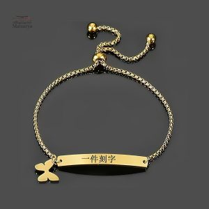 Bijou Japonais Personnalisé Réglable avec motif Papillon