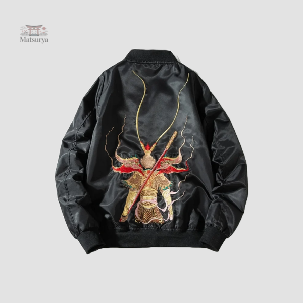 Veste Sukajan au style rétro unique