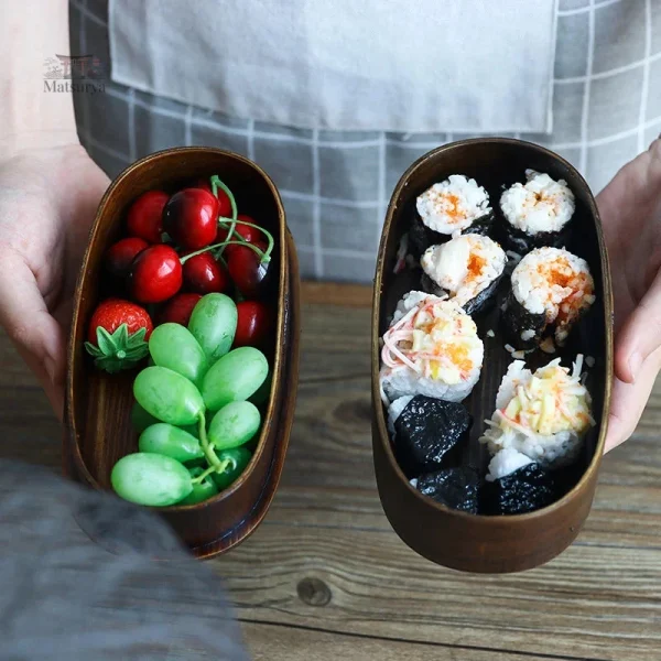 Lunch box en bois, idéale pour le déjeuner au bureau