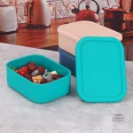 Boîte à lunch en silicone, design moderne