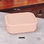 Boîte à Bento colorée en silicone durable