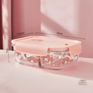 Contenant en Verre pour Lunch Bento réutilisable