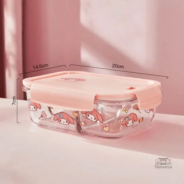Contenant en Verre pour Lunch Bento réutilisable